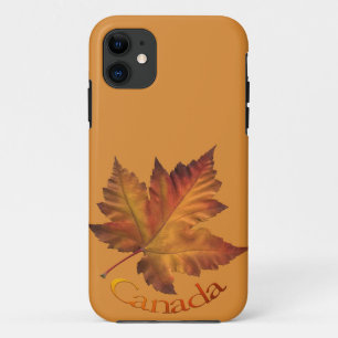 Capa Para iPhone Da Case-Mate Caixa da folha de bordo do outono de Canadá do