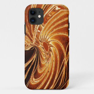 Capa Para iPhone Da Case-Mate Caixa de néon dourada abstrata do iPhone 5 da flo