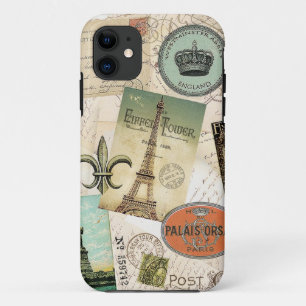 Capa Para iPhone Da Case-Mate caixa de samsung de colagem de viagens vintage