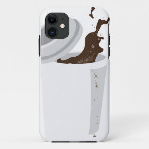 Capa Para iPhone Da Case-Mate Caixa derramada do iPhone 5 do café