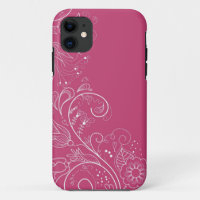 Caixa floral lunática roxa do iPhone 5 de Paisley