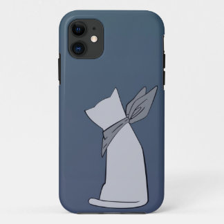 Capa Para iPhone Da Case-Mate Caixa minimalista azul do iPhone 5 do gato