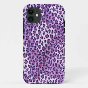Capa Para iPhone Da Case-Mate Caixa roxa de Iphone 5S do impressão do leopardo