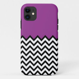 Capa Para iPhone Da Case-Mate Caixa roxa do iPhone 5 do teste padrão de Chevron