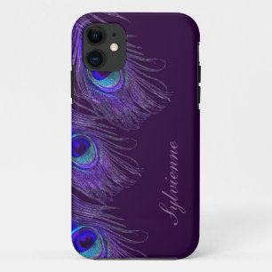 Capa Para iPhone Da Case-Mate caixa roxa do iphone 5S do pavão