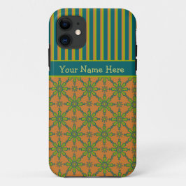 Capa Para iPhone Da Case-Mate Caixa Tribal, Rust, Verde, iPhone Azul 5/5 s