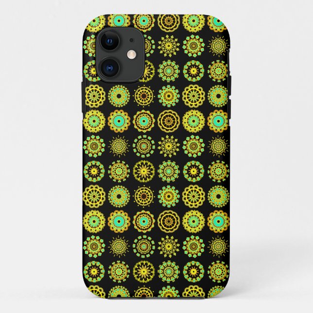 Capa Para iPhone Da Case-Mate Caleidoscópico 110714 - 16 Mandalas (Verso)