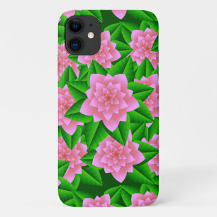 Capa Para iPhone Da Case-Mate Camellias rosa-gelo e folhas verdes