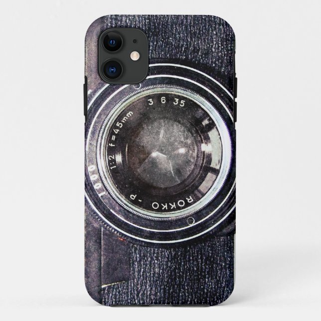 Capa Para iPhone Da Case-Mate Câmera preta velha (Verso)