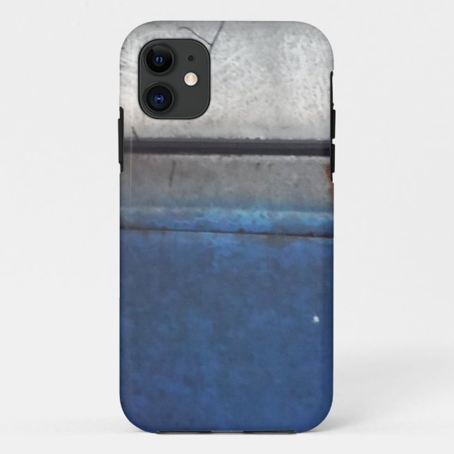 Capa Para iPhone Da Case-Mate Caminhão de colheita branco e azul (Verso)