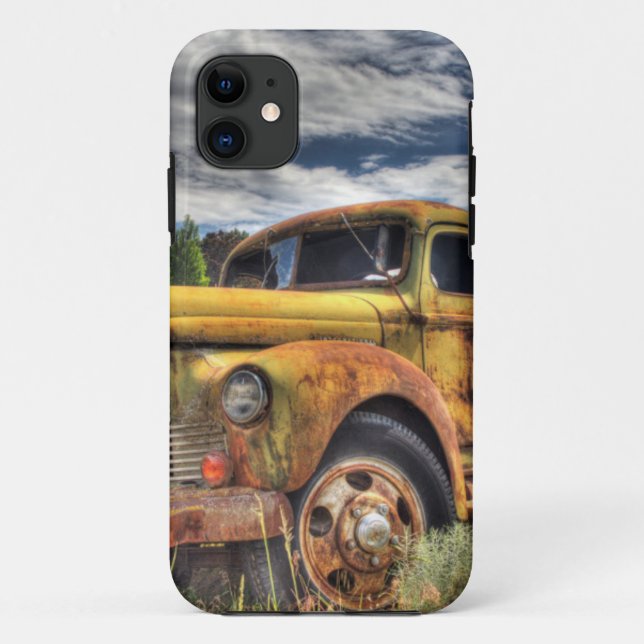 Capa Para iPhone Da Case-Mate Caminhão velho abandonado em campo (Verso)