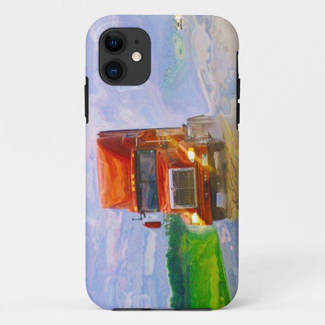 Capa Para iPhone Da Case-Mate Caminhão Vermelho Grande em caso de chuva (Verso)