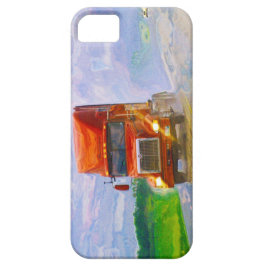 Capa Para iPhone Da Case-Mate Caminhão Vermelho Grande em caso de chuva