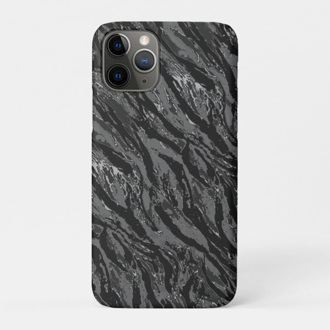 Capa Para iPhone Da Case-Mate Camo de Cinzas com risca (Verso)