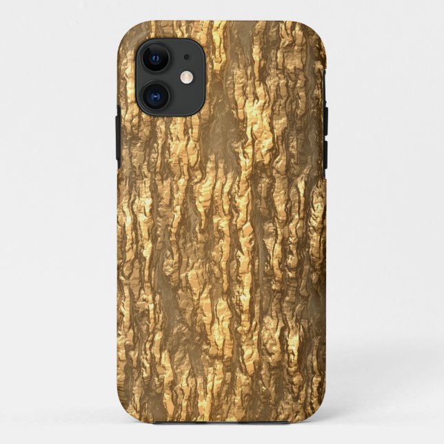 Capa Para iPhone Da Case-Mate Camo do Latido Dourado (Verso)