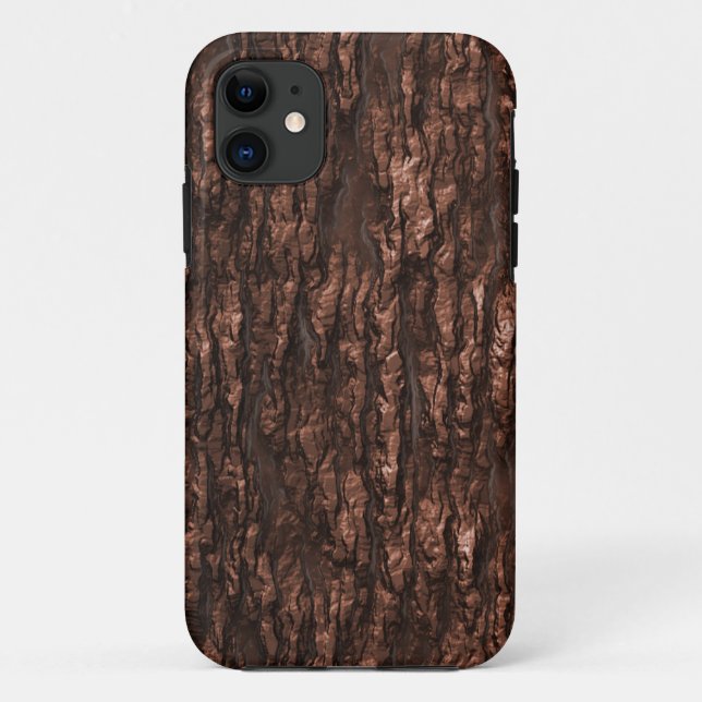 Capa Para iPhone Da Case-Mate Camo: Latido castanho (Verso)