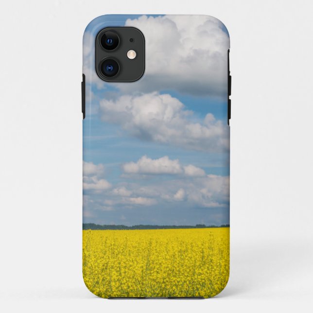 Capa Para iPhone Da Case-Mate Campo de Canola & Nuvens (Verso)