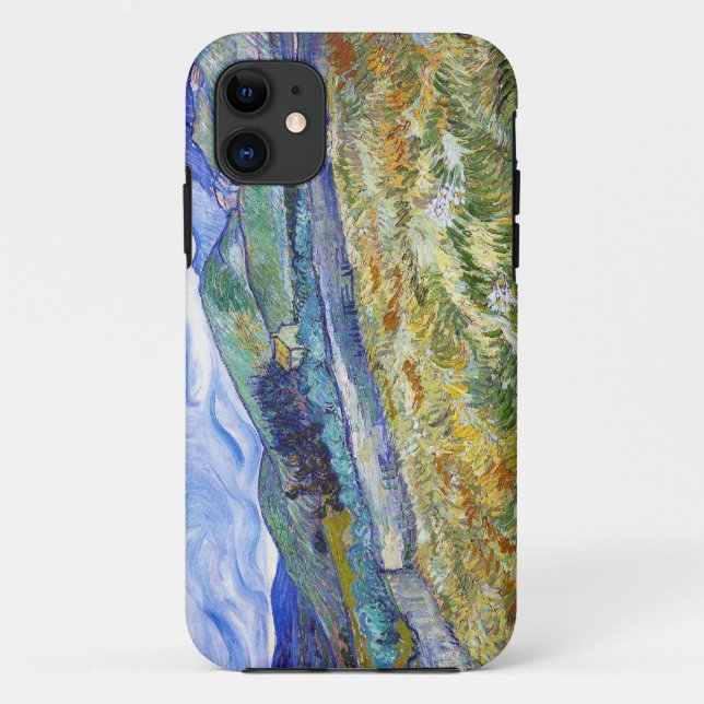 Capa Para iPhone Da Case-Mate Campo de trigo com as montanhas no fundo (Verso)