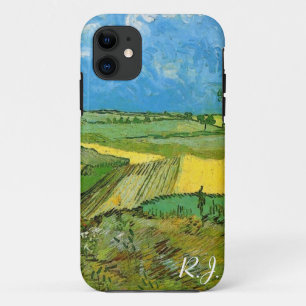 Capa Para iPhone Da Case-Mate Campos de trigo em Auvers sob céu nublado, Vincent