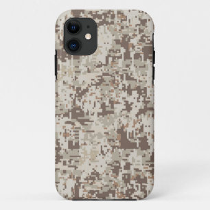 Capa Para iPhone Da Case-Mate Camuflagem Digital do Estilo bege do Deserto