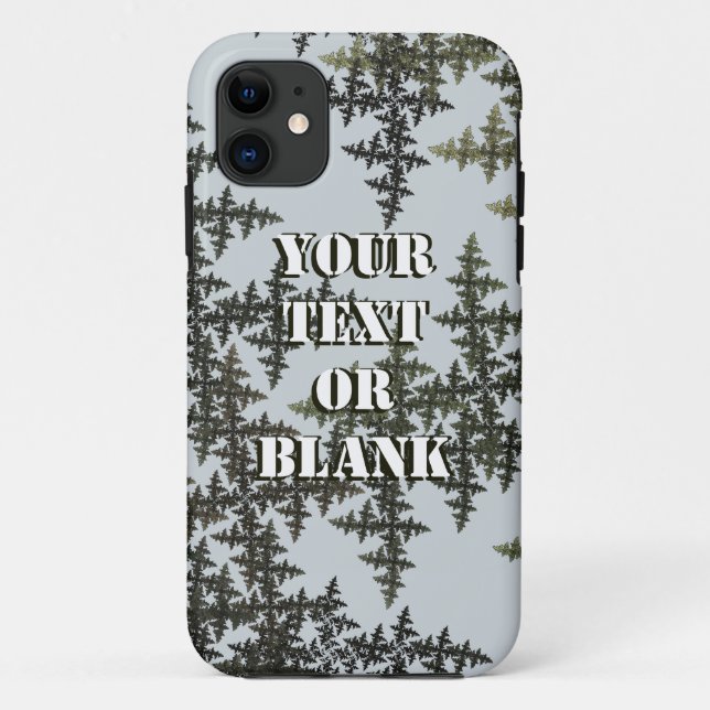 Capa Para iPhone Da Case-Mate Camuflagem Fractal - Inverno (Verso)