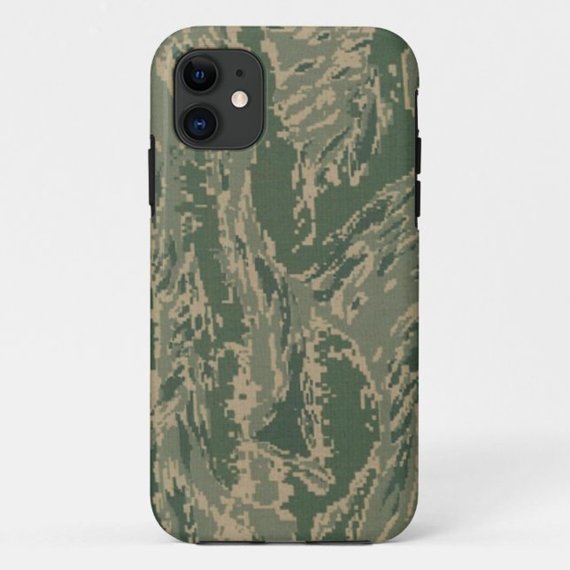 Capa Para iPhone Da Case-Mate Camuflagem Verde Militar dos EUA Apple iPhone 11 C (Verso)