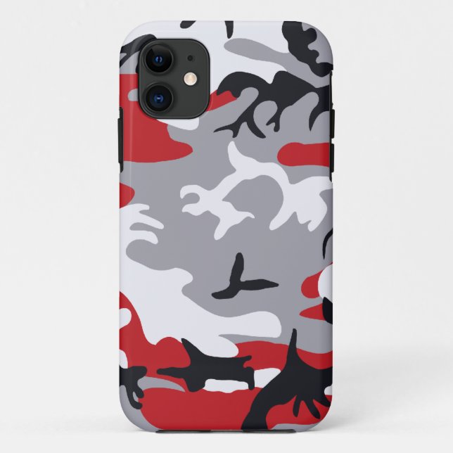 Capa Para iPhone Da Case-Mate Camuflagem Vermelha Mal Há 1000 iPhone 5 Case (Verso)