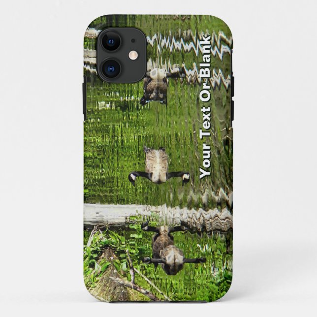 Capa Para iPhone Da Case-Mate (Canadá) Goose Green (Verso)
