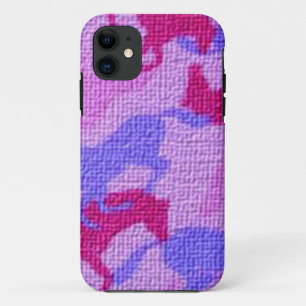 Capa Para iPhone Da Case-Mate Canvas cor-de-rosa dos cavalos