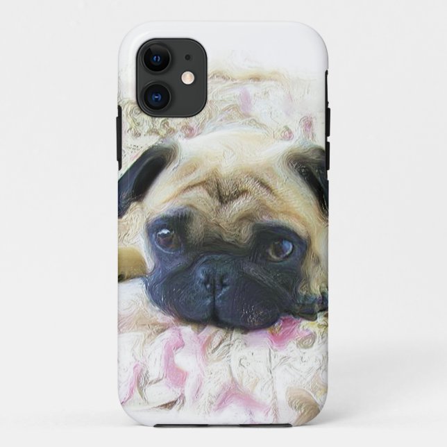 Capa Para iPhone Da Case-Mate Cão do Pug (Verso)
