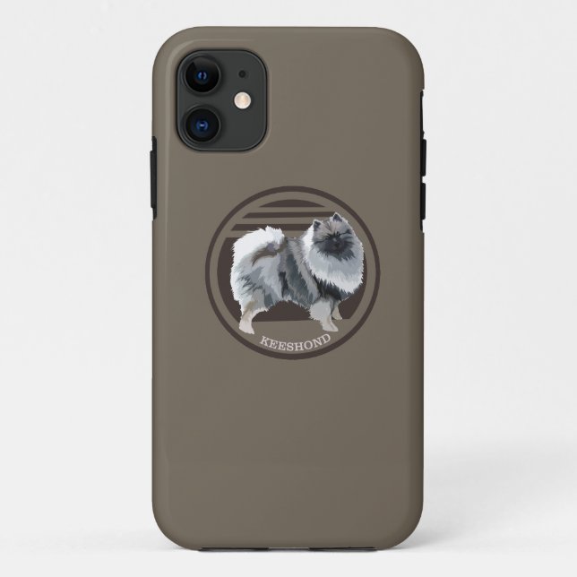 Capa Para iPhone Da Case-Mate Cão-keeshond (Verso)