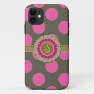 Capa Para iPhone Da Case-Mate Capa de iphone 5 com bolinhas rosa e verde