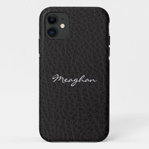 Capa Para iPhone Da Case-Mate Capa de iPhone 5 com Textura de Couro Preto