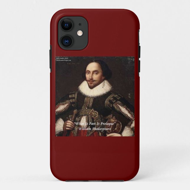 Capa Para iPhone Da Case-Mate Capa de iPhone 5 "Passado/Prólogo" de Shakespeare (Verso)