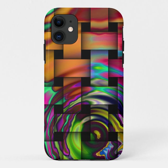 Capa Para iPhone Da Case-Mate Capa de iPhone 5 Tecido Psicodélico (Verso)