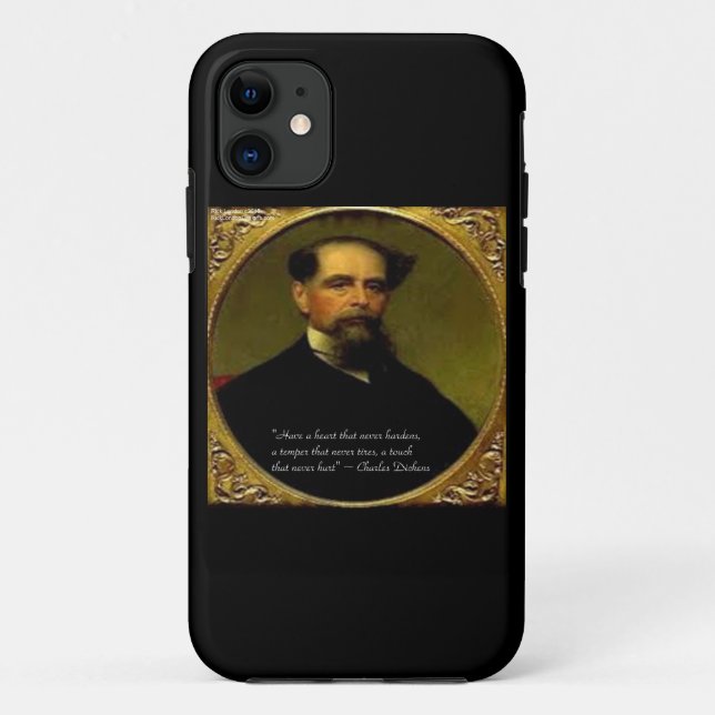 Capa Para iPhone Da Case-Mate Capa de iPhone 6 Charles Dickens & Citação Comoven (Verso)