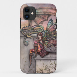 Capa Para iPhone Da Case-Mate Capa de iPhone de Arte Fantasia de Dragão Fada