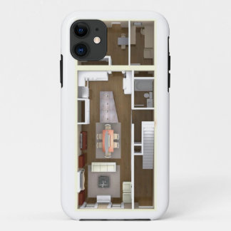 Capa Para iPhone Da Case-Mate Capa de telefone arquitectónica da planta baixa
