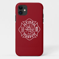 Capa de telefone da Cruz Maltesa do Bombeiro