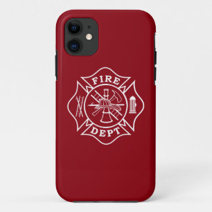 Capa Para iPhone Da Case-Mate Capa de telefone da Cruz Maltesa do Bombeiro