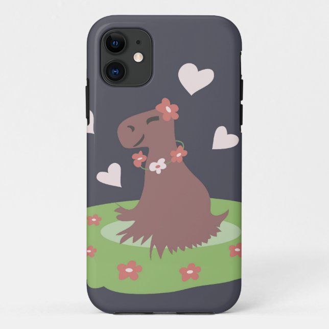 Capa Para iPhone Da Case-Mate Capivara Apaixonada (Verso)