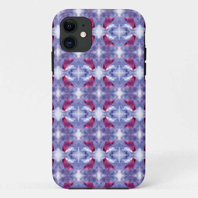 Capa Para iPhone Da Case-Mate Cardeais na neve (Verso)