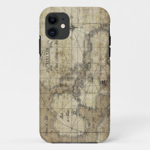 Capa Para iPhone Da Case-Mate Caribe - mapa antigo