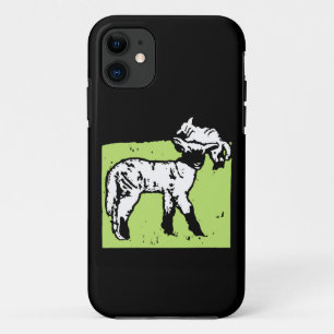 Capa Para iPhone Da Case-Mate Carneiros brancos ou ovinos cortados em madeira vi
