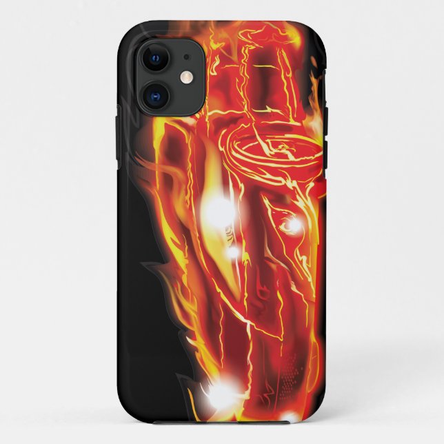 Capa Para iPhone Da Case-Mate Carro da chama (Verso)