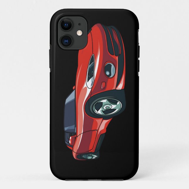 Capa Para iPhone Da Case-Mate Carro de esportes vermelho (Verso)