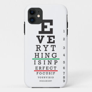 Capa Para iPhone Da Case-Mate Carta de olho da optometria