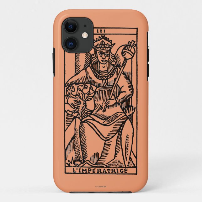 Capa Para iPhone Da Case-Mate Cartão de Tarot: A imperatriz (Verso)