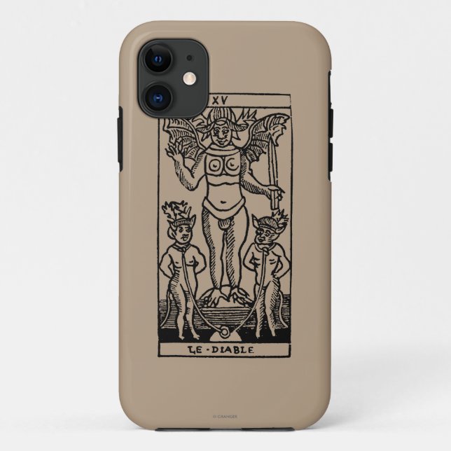 Capa Para iPhone Da Case-Mate Cartão de Tarot: O diabo (Verso)