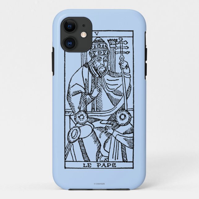 Capa Para iPhone Da Case-Mate Cartão de Tarot: O papa (Verso)